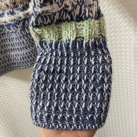 NWT L&G Rainbow Fringestitch Crewneck Sweater - Picture 7 of 9